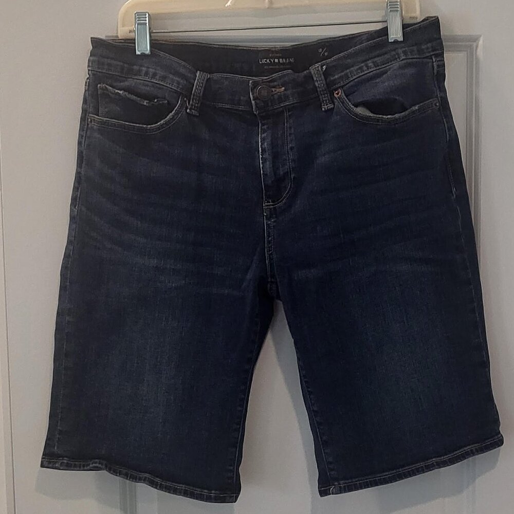 LUCKY BRAND THE BERMUDA 12/31 MEDIUM WASH